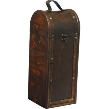 Dárková krabička Dřevěná krabička na 1 víno F0014