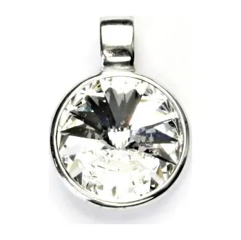 Šperk Stříbrný přívěsek se Swarovski čirým krystalem, přívěšek ze stříbra, P 1372