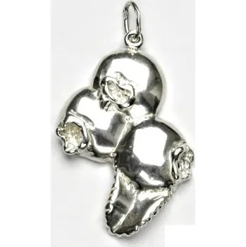 Přívěsek Stříbrný přívěsek, borůvky, přívěsek ze stříbra, stříbro, P 297