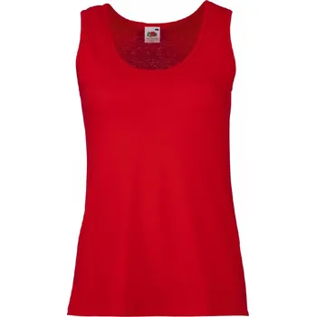 Fruit of the Loom Dámské tílko Fruit of the Loom Fit Valueweight Červená XS