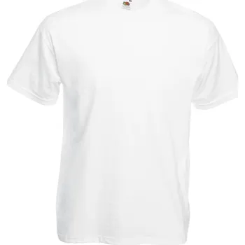 Pánské tričko Fruit of the Loom Pánské tričko Fruit of the Loom Valueweight Bílá 3XL