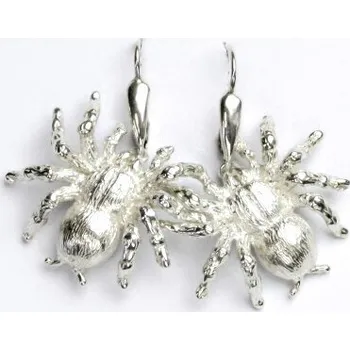 Náušnice Stříbrné náušnice, pavouk, náušnice ze stříbra, NK 20/300