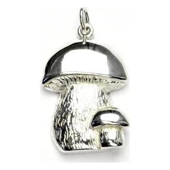 Přívěsek Stříbrný přívěsek, hříbky, přívěšek ze stříbra, stříbro, hříbek, P 344