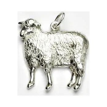 Přívěsek Stříbrný přívěsek, ovečka, přívěšek ze stříbra, stříbro, P 374