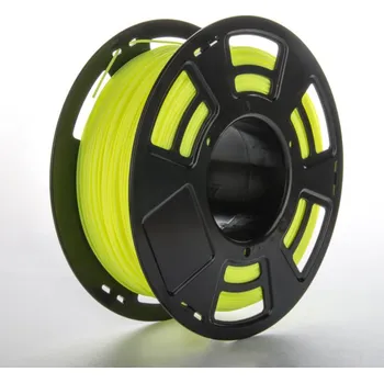 Filament Tisková struna PLA pro 3D tiskárny, 1,75mm, 1kg, fluorescenční žlutá
