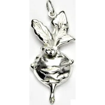 Šperk Stříbrný přívěsek, kedlubna, přívěšek ze stříbra, stříbro, P 375