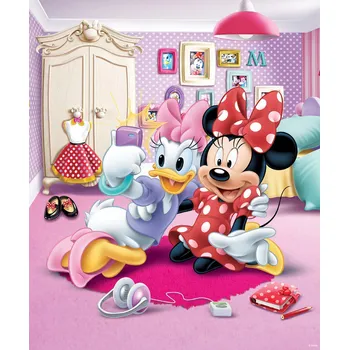 Fototapeta Walltastic 3D Tapeta Minnie a Daisy 2030 x 2430 mm