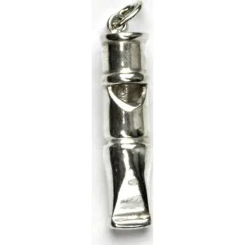 Přívěsek Stříbrný přívěsek, píšťalka, přívěsek ze stříbra, stříbro, P 400