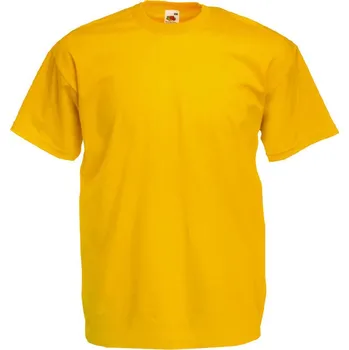 Fruit of the Loom Pánské tričko Fruit of the Loom Valueweight Slunečnicová XXL