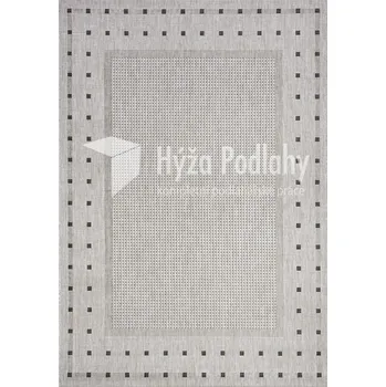 Koberec Kusový koberec FLOORLUX 20329/04 Silver/Black Rozměr 240x330 cm