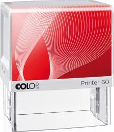 Razítko Colop printer 60 červeno/bílé se štočkem