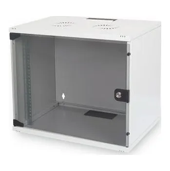 Rozvaděč Digitus ECO-Line 9U 19” nástěnná skříň, šedá, hl.40cm,nesmontovaná