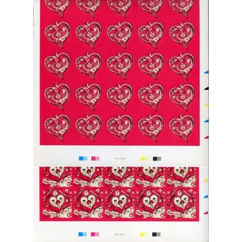 Poštovní známka Post France (2013) MiNr. 5496 - 5497 ** - Francie - tiskový arch - srdce