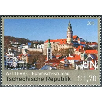 Poštovní známka (2016) MiNr. 926 ** ( € 1,70,-) -OSN Vídeň - 2016 Světové dědictví - Český Krumlov