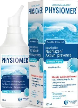 Nosní sprej Omega Pharma Physiomer Gentle Jet&Spray 135 ml
