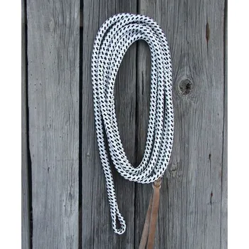 Lonž pro horsemanship 3,8m s okem průměr: 12, barva: černá