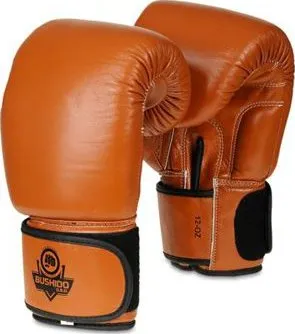 Boxerské rukavice Boxerské rukavice Bushido retro kůže 10 oz
