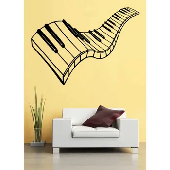 Samolepící dekorace Samolepka na zeď Klavír (dekorace na zeď)