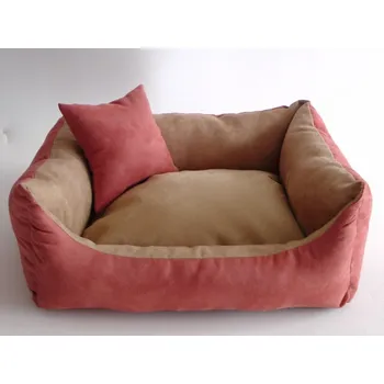 Pelíšek pro psa DELUXE Pelíšek pro psa - losos / cappuccino / losos