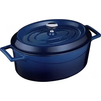 Hrnec Lava Metal hrnec oválný modrý