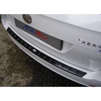 Auto-moto Milotec práh zadního nárazníku Škoda Octavia I Combi - černá metalíza