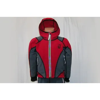 O.K. SPORT Dětská bunda SPIRIT volnějšího střihu s kapucí (2 barvy) Barva: Červená, Velikost: 98