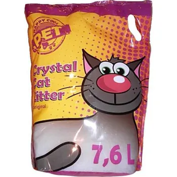 Happy Cool Pet Crystal Cat Litter Original, 7,6 l