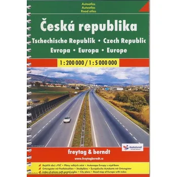 Autoatlas Česká republika 1:200 000/Evropa 1:5 000 000