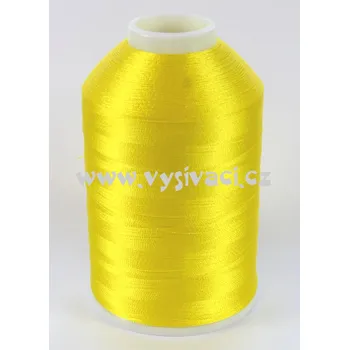 Nit vyšívací nitě žlutá ROYAL C008 návin 5000m viskóza návin: 1 kón návin 5000m