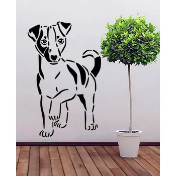Samolepící dekorace Samolepka na zeď Jack Russel (dekorace na zeď)