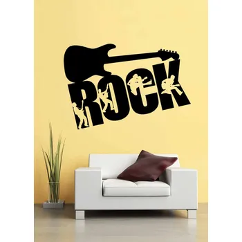 Samolepící dekorace Samolepka na zeď Rock (dekorace na zeď)