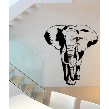 Samolepící dekorace Samolepka na zeď Slon (dekorace na zeď)