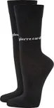 Pierre Cardin Ponožky 2 PACK Black