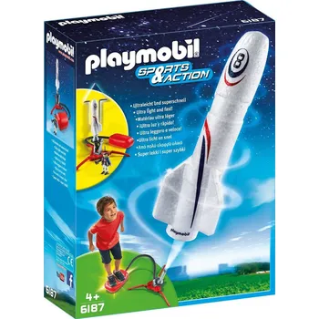 Stavebnice Playmobil Playmobil 6187 Raketa s odpalovacím zařízením