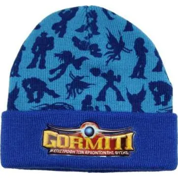 Čepice Zimní čepice modrá se vzorem Gormiti