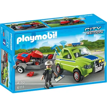 Stavebnice Playmobil Playmobil 6111 Zahradnický vůz se sekačkou