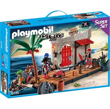 Stavebnice Playmobil Playmobil 6146 Super Set Pirátská pevnost