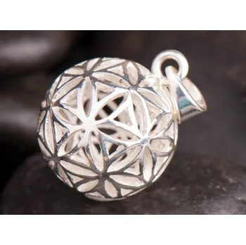 Souprava šperků Kulička Květ Života stříbrná - Stříbro ryzost Ag 925 (Květ Života kulička stříbrná - Stříbro Ag 925)