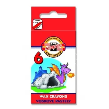 KOH-I-NOOR Voskové pastely 6 barev KOH-I-NOOR Voskové pastely 6 barev