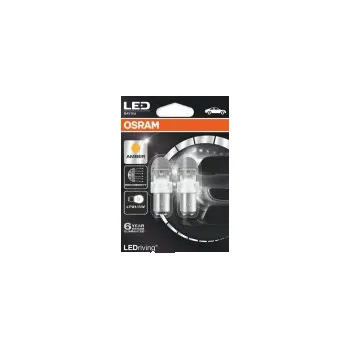 Autožárovka Žárovka OSRAM LED M1 oranžová PY21/5W 12V 2/0,4W (patice BAY15d) - pár SLEVA 50%
