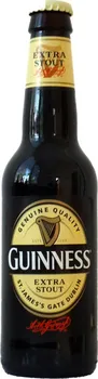 Pivo Guinness Extra Stout 0.33 L sklo