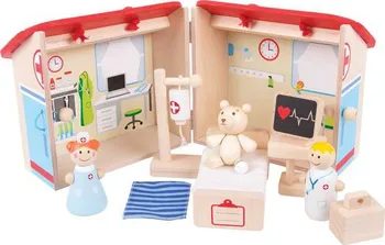 Domeček pro panenku Bigjigs Toys Hrací set Medvědí nemocnice