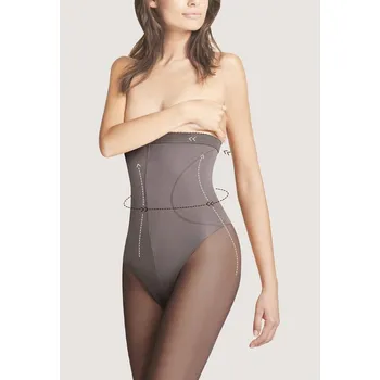 Dámské punčochy Fiore High Waist Bikini 40 Antibacterial • 2-S • grafitově šedá • punčochové kalhoty 40 DEN