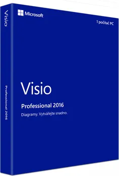 Microsoft Visio Professional 2016 CZ digitální verze