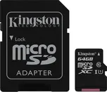 Kingston microSDXC 64 GB Class 10 UHS-I…