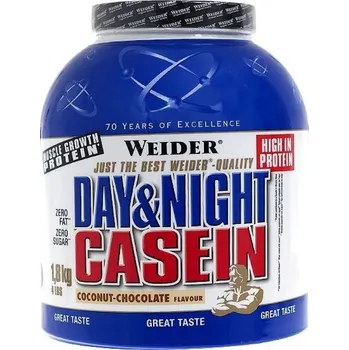 Protein Weider Day and Night Casein 1800 g, červené ovoce