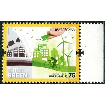 Poštovní známka CTT - Portugal post (2016) MiNr. 4134 ** - 0,75 € - Portugalsko - Evropa: Myslíme zeleně
