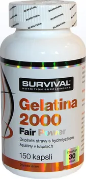 Kloubní výživa Survival Gelatina 2000 Fair Power 150 cps.