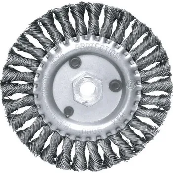 Brusný kartáč Kartáč okružní copánkový 150mm M14 Fe 0.5 mm (Kartáč okružní copánkový 150mm M14 Fe 0.5 mm)