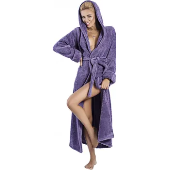 Dámský župan DKaren dlouhý župan Diana fialový